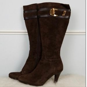 Cole Haan Nike Air suede tall boots  size 8 also fits 7/7.5(🎁free surprise gift